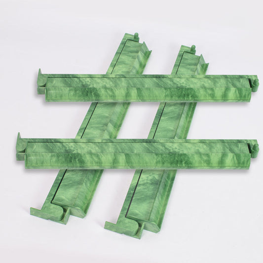 Mahjong Ruler โ American Style 2-in-1 Rake & Jewish Ruler, Mahjong Rack, 17.5 Inch with Pusher
