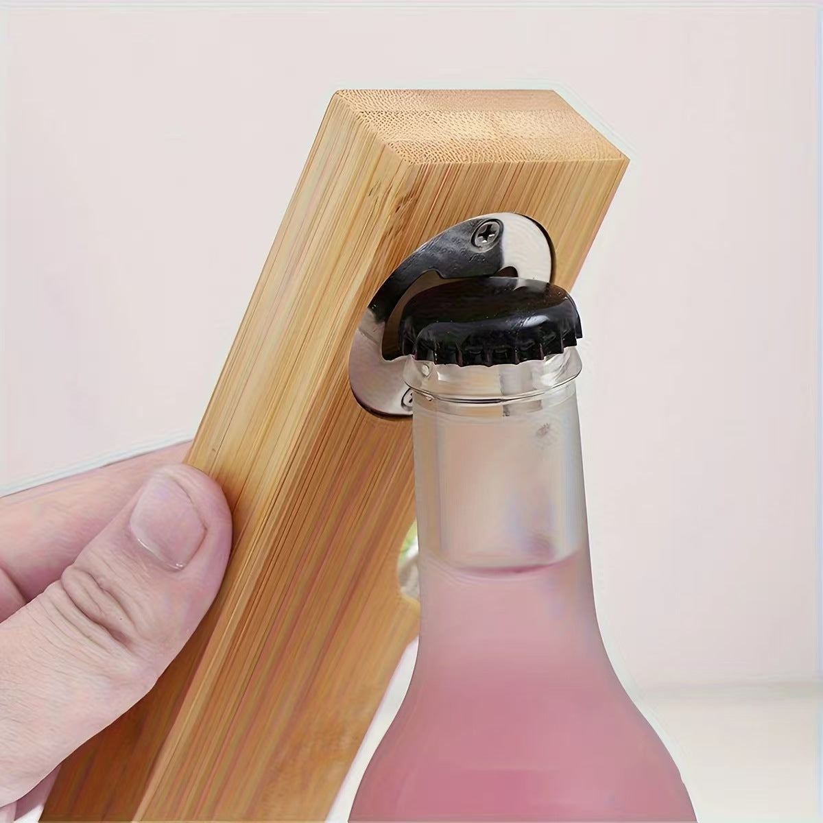 Bamboo Bottle Opener Wooden Handheld Opener