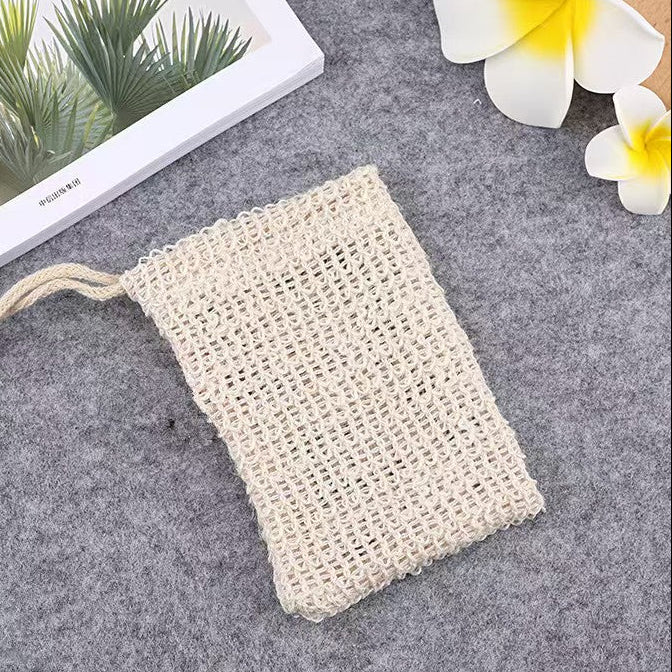 Ramie Soap Saver Bag Hanging Lather Pouch