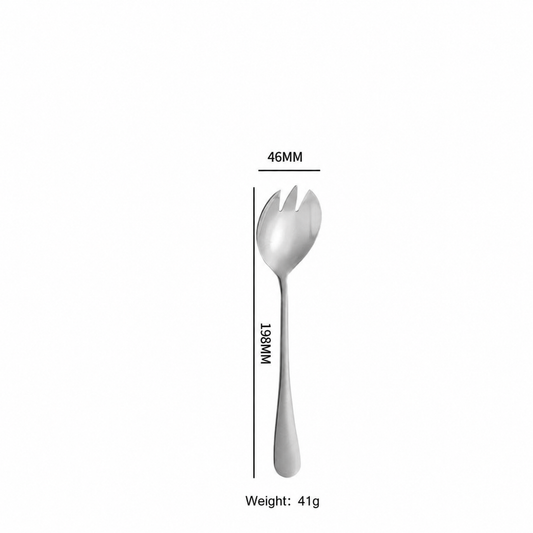 Stainless Steel Salad Spoon โ Elegant Serving Spoon for Salad, Dessert & Dining