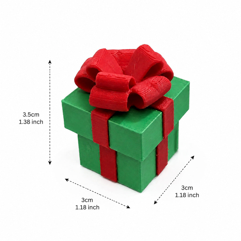 Christmas Push Button Fidget Toy 3D Christmas Tree Gift Box Stress Relief Toy