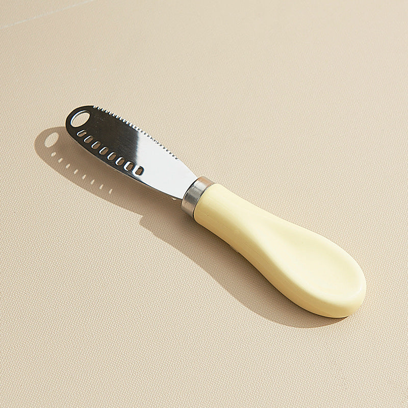 Ceramic Handle Spreader Knife – Stainless Steel Butter and Cheese Knife