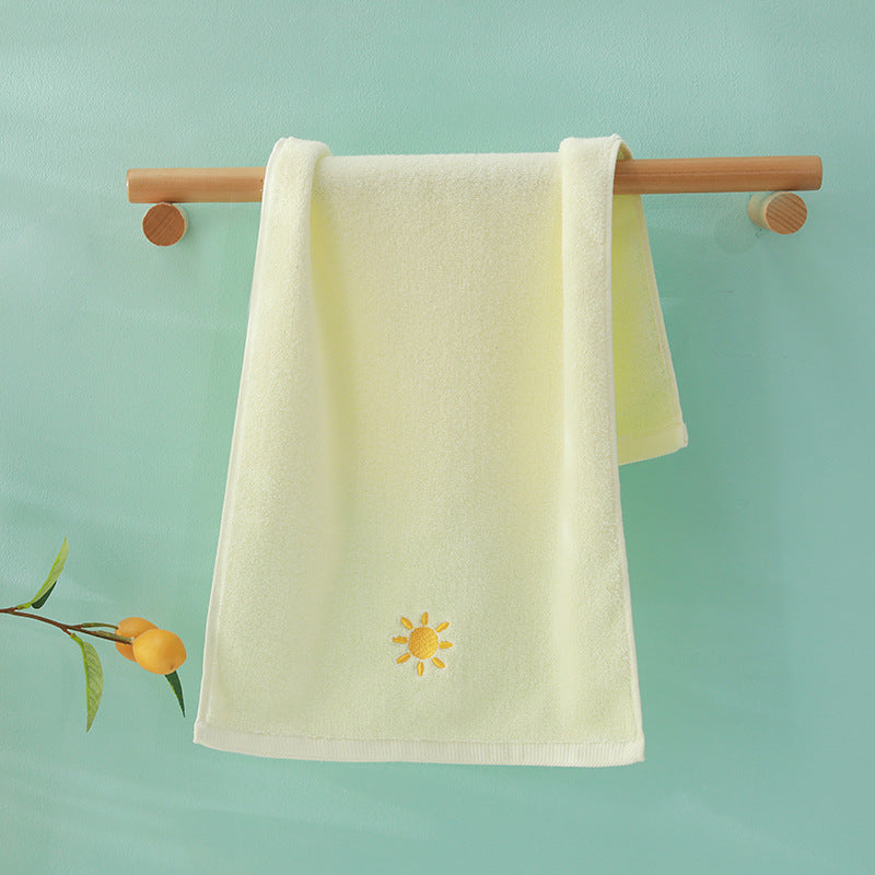 Cute Embroidered Hand Towel – Soft Absorbent Kitchen & Bathroom Towel