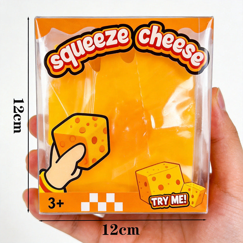 Jumbo 11 cm Cheese Squishy TPR Squeeze Toy