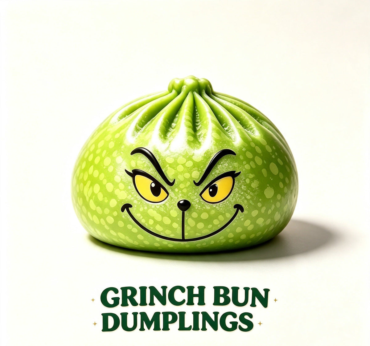 Christmas Grinch Dumpling Squishy Toy – 8.5 cm TPR Mystery Expression Stress Relief Toy, Holiday Stocking Stuffer, Party Favor & Christmas Gift