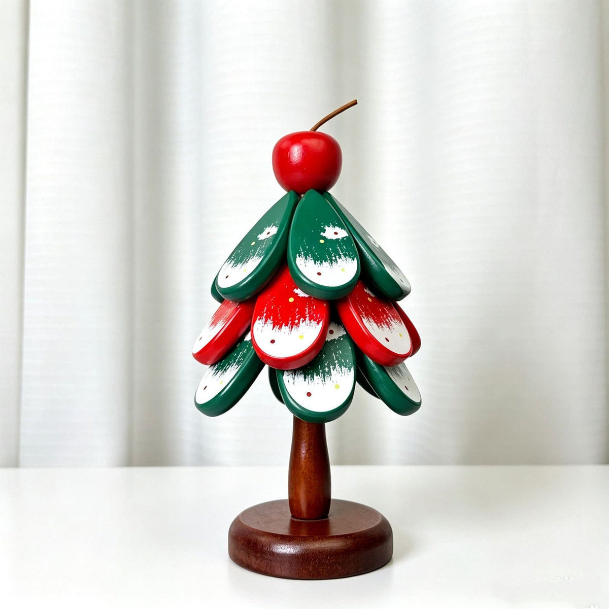 3D Layered Christmas Tree Table Decoration Festive Mini Tree Ornament