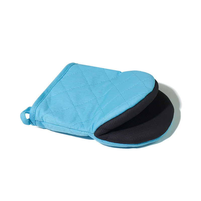 Heat Resistant Non-Slip Oven Mitts Kitchen Cooking Gloves
