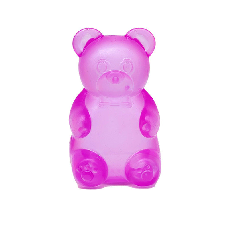 Colorful Gummy Bear Squishy Slow Rising Stress Relief Toy