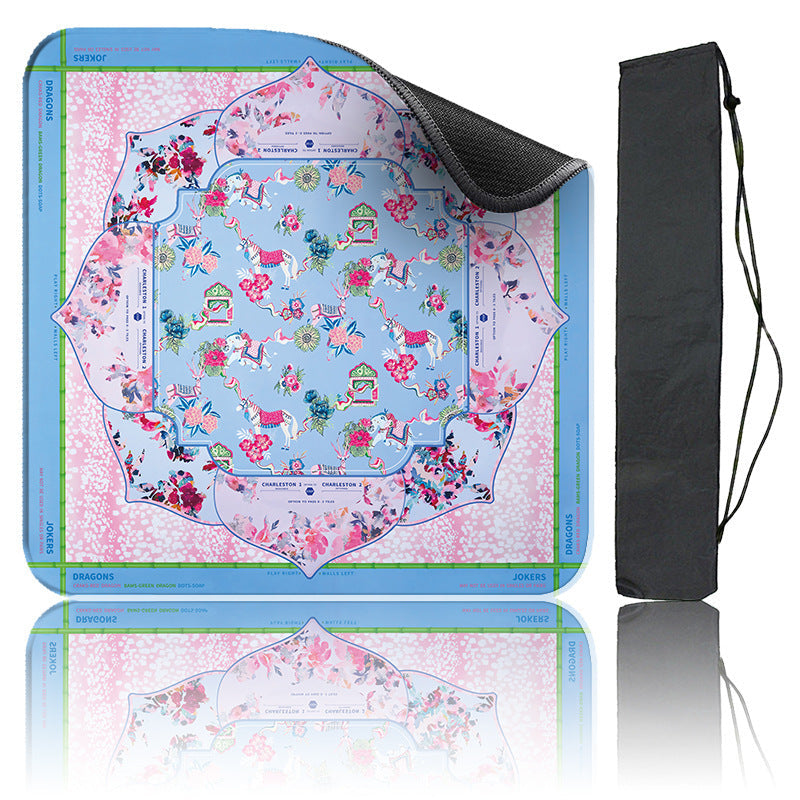 American Mahjong Table Mat – Non-Slip Crystal Velvet Game Pad
