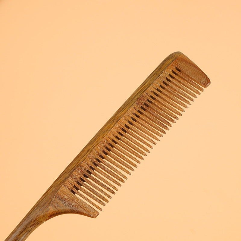 Sandalwood Fine Tooth Rat Tail Comb Natural Wooden Hair Styling Comb