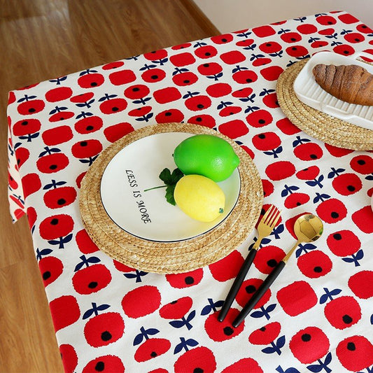 Cotton Tablecloth, Nordic Style Printed Dining Table Cover
