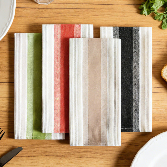 Nordic Yarn-Dyed Cotton Napkin, Kitchen Towel & Dish Cloth