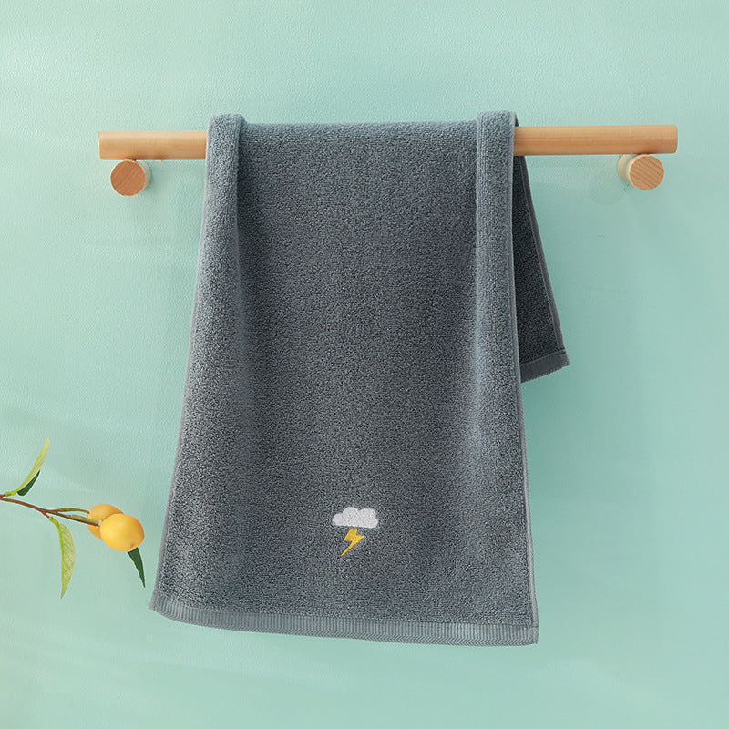 Cute Embroidered Hand Towel – Soft Absorbent Kitchen & Bathroom Towel