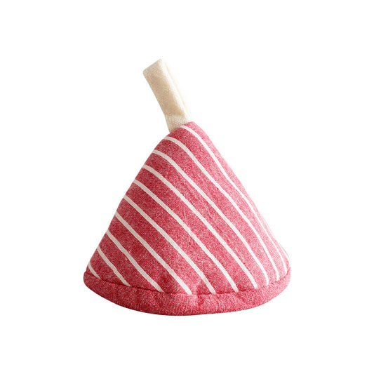 Striped Pot Handle Cover, Heat Resistant Lid Lifter & Cast Iron Handle Sleeve