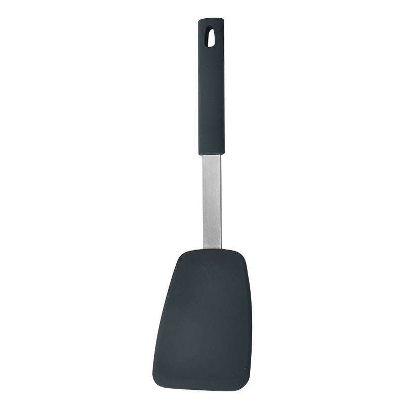 Silicone Kitchen Cooking Spatula with Long Handle for Frying and Stirring