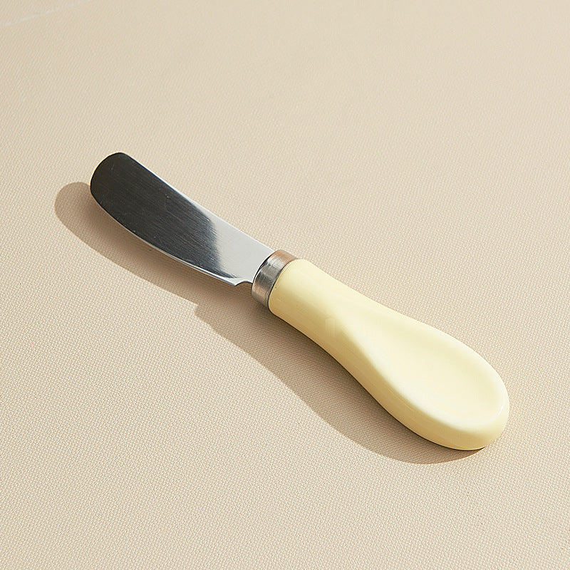 Ceramic Handle Spreader Knife – Stainless Steel Butter and Cheese Knife