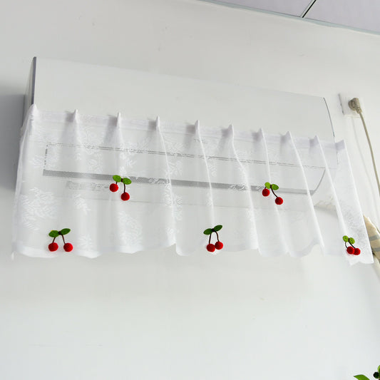 Lace Air Conditioner Deflector Curtain, Anti Direct Airflow Cover