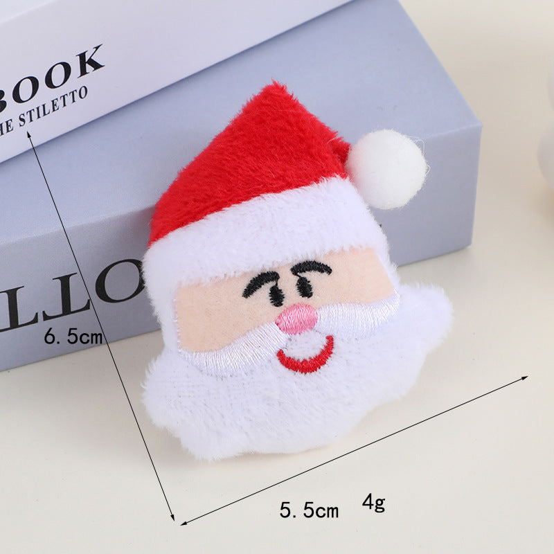 Mini Plush Christmas Reindeer Embellishment