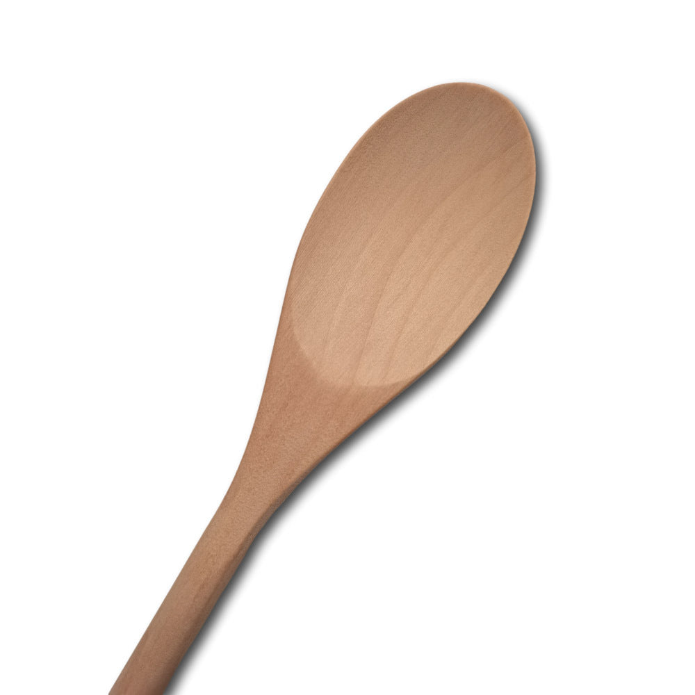 Natural Beech Wood Spoon Long Handle Wooden