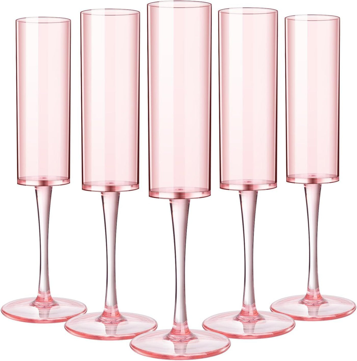 Plastic Champagne Flute Set – Durable Stemmed Party Glasses