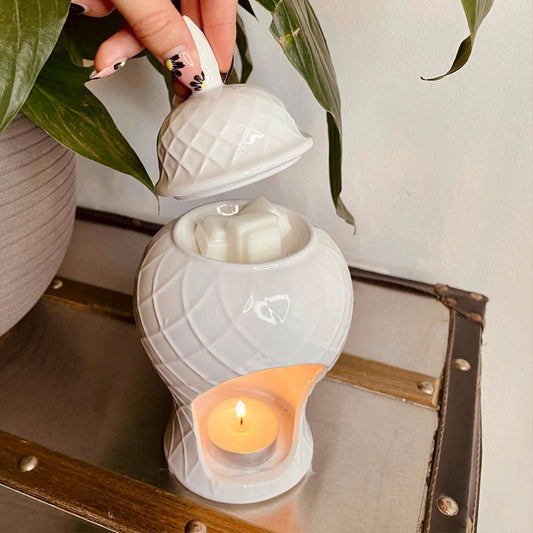 Ceramic Wax Melt Warmer โ Essential Oil & Candle Burner