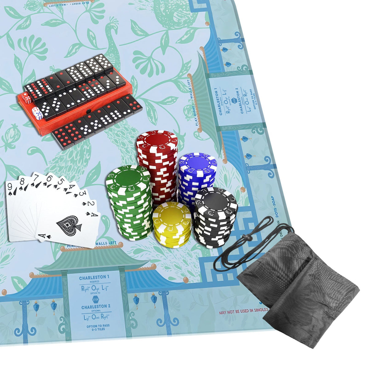 Mahjong Table Mat – Non-Slip Rubber Game Mat