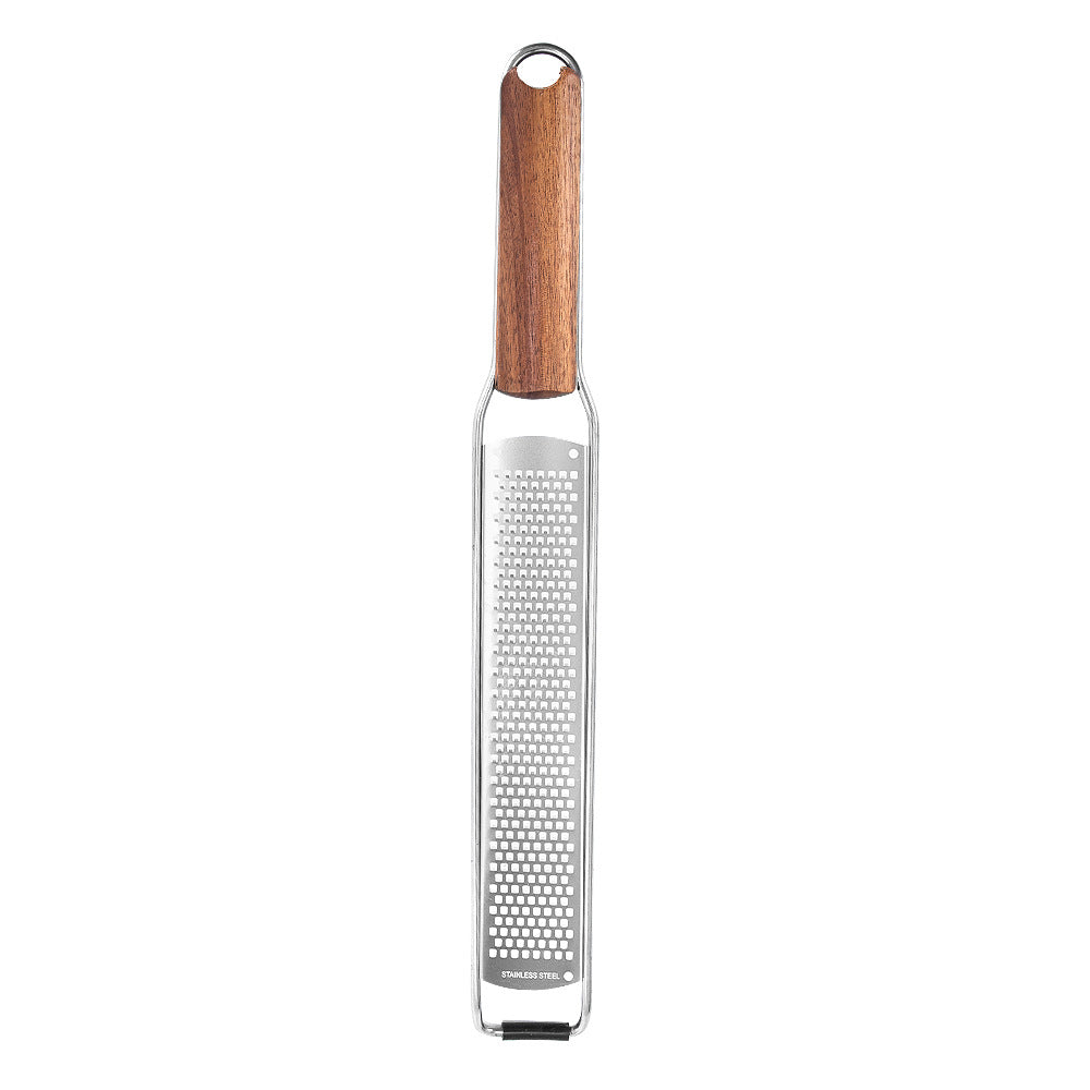 Stainless Steel Cheese Peeler with Ergonomic Wood Handle
