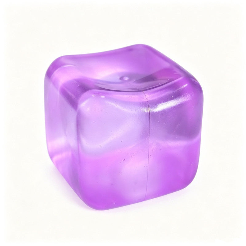 5cm TPR Squishy Cube Toy – Soft Sensory Stress Relief Squeeze Toy