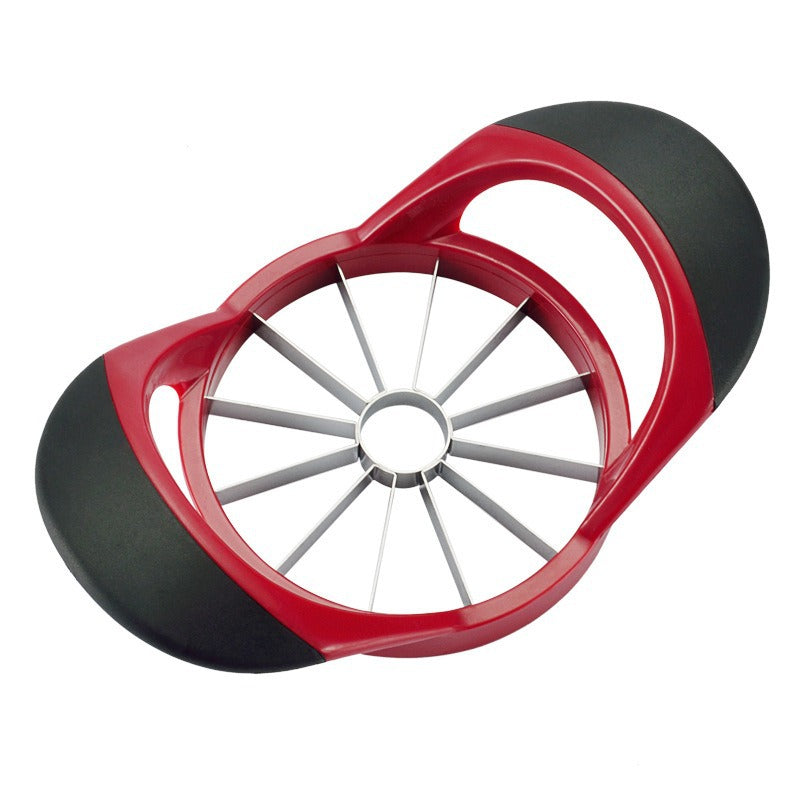 430 Stainless Steel Apple Slicer and Corer, Heavy Duty Fruit Cutter with Ergonomic Non Slip Handles