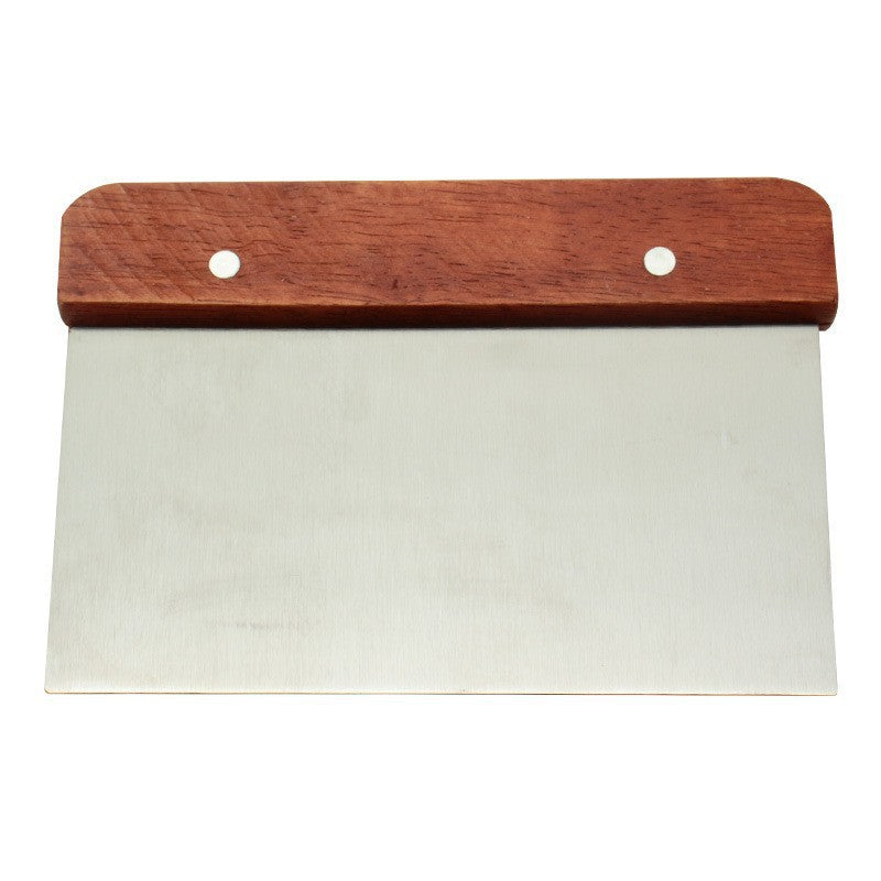 Stainless Steel Dough Cutter with Wooden Handle
