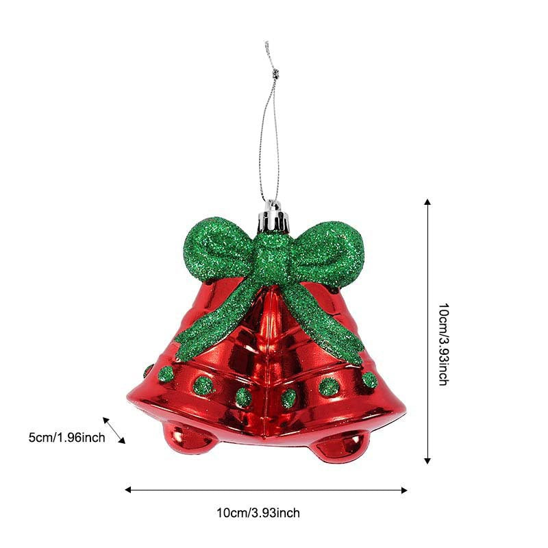 Christmas Nutcracker Bell Ornament Festive Hanging Tree Decoration Holiday Window Decor