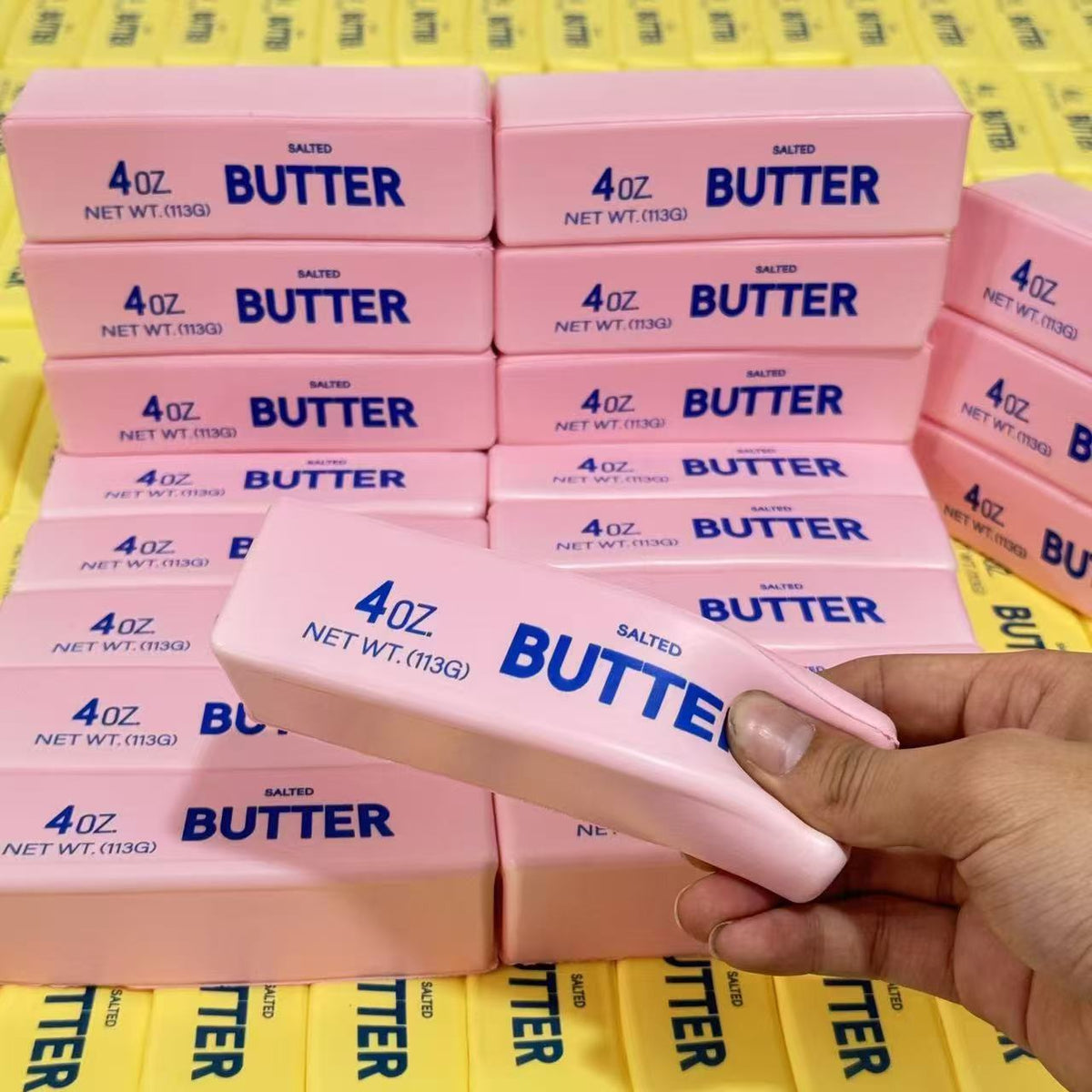 Super Soft Butter Stick Squishy Toy – Slow Rising Stress Relief Fidget