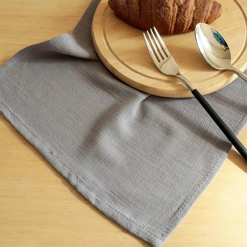 Textured Cotton Placemats for Cozy Everyday Dining