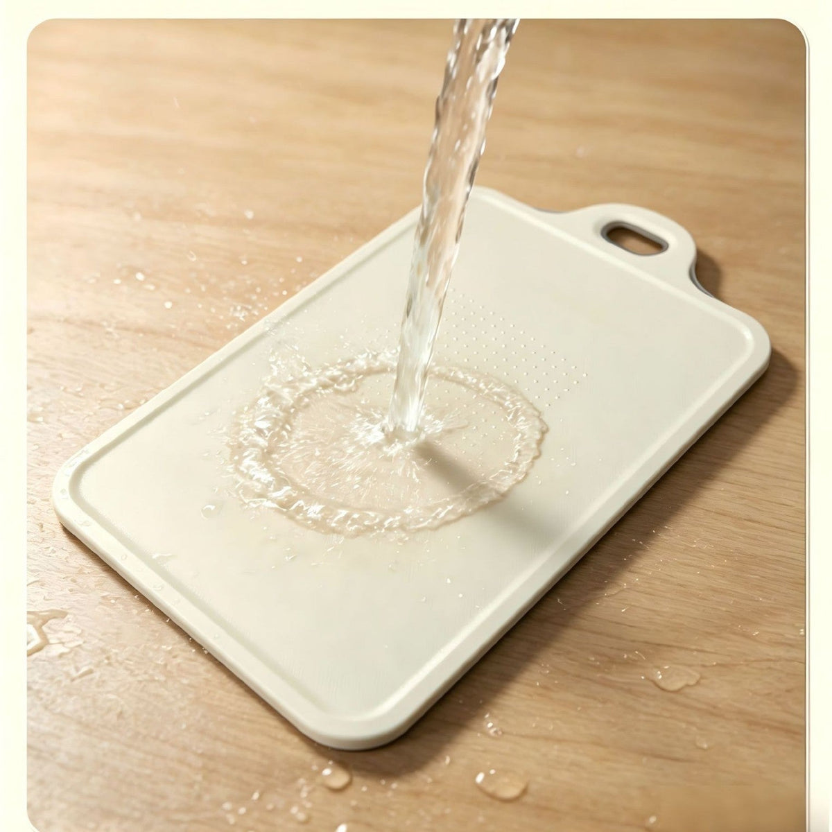 Plastic Cutting Board with Handle