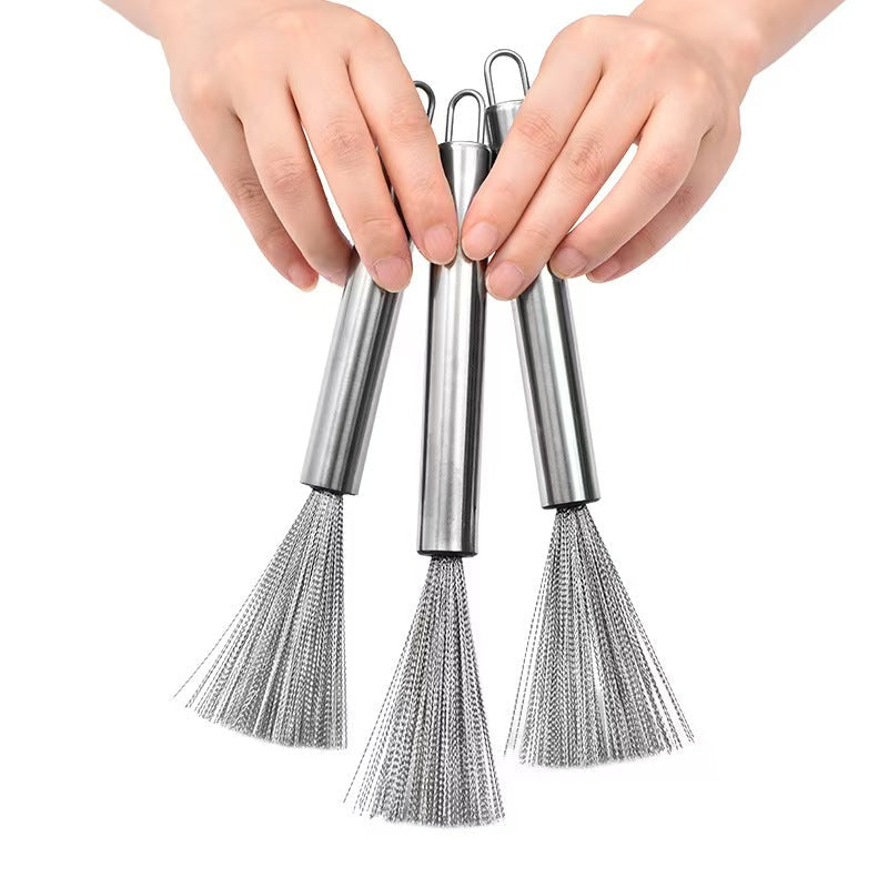 Stainless Steel Long Handle Pot Cleaning Brush