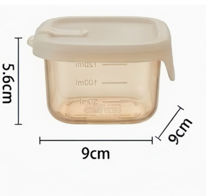 Silicone Food Storage Container with Leakproof Lid