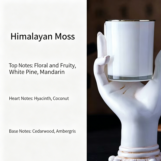 Vintage Hand Sculpture Soy Candle