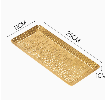 Rectangular Stainless Steel Serving Tray