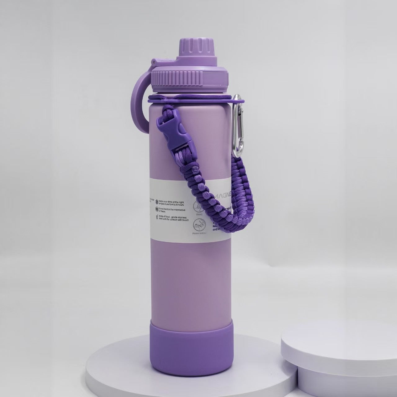 750ml Stainless Steel Insulated Water Bottle with Handle