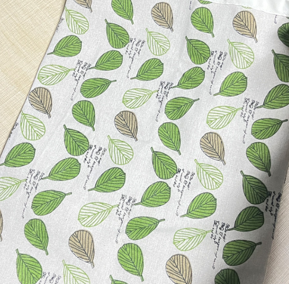 Reusable Double Layer Beeswax Bread Storage Bag Botanical Print Bakery Food Storage Pouch