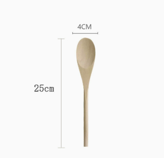 Natural Maple Wood Soup Spoon