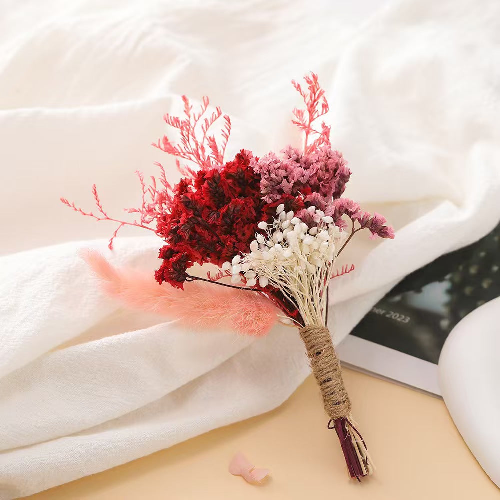 Mini Dried Flower Bouquet Natural Decor