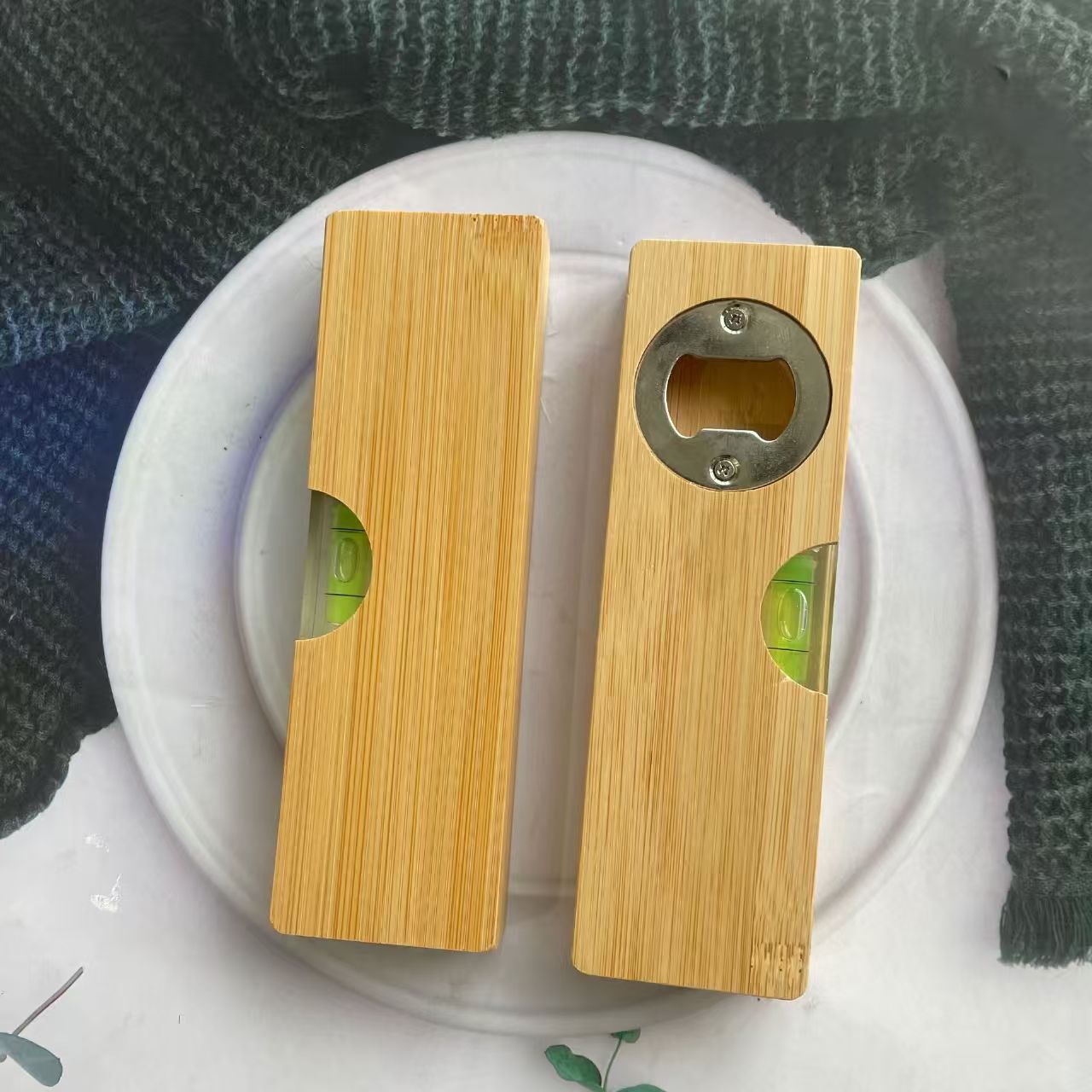 Bamboo Bottle Opener Wooden Handheld Opener