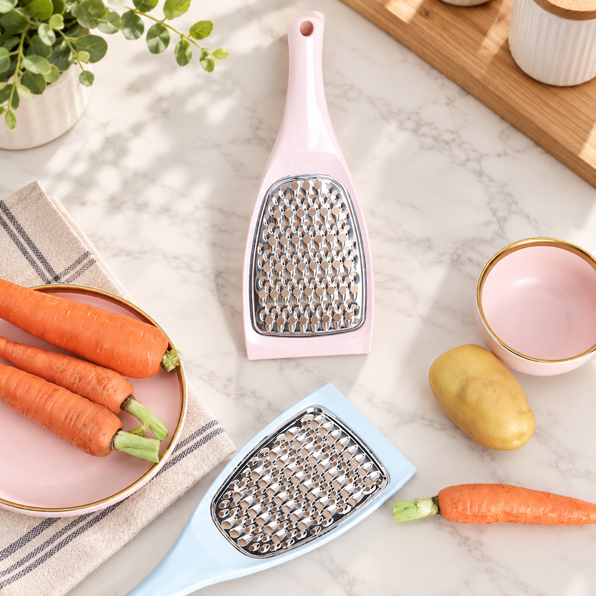 Stainless Steel Vegetable Grater Handheld Potato Shredder Kitchen Slicer