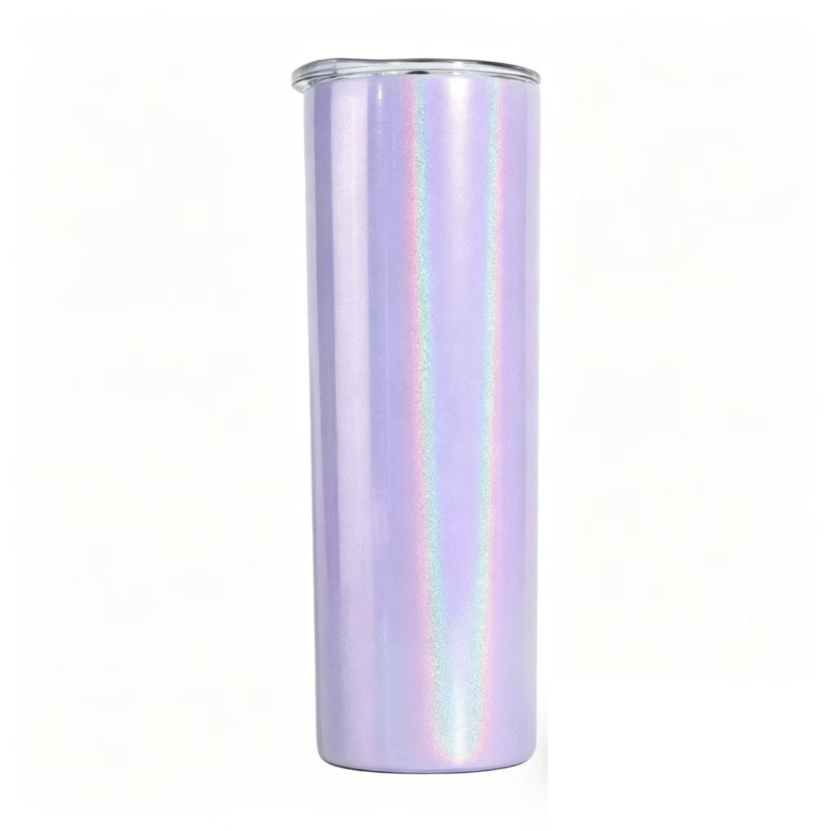 Stainless Steel Straight Insulated Tumbler Purple Coated Straw Cup 20oz 15oz Portable Drink Mug
