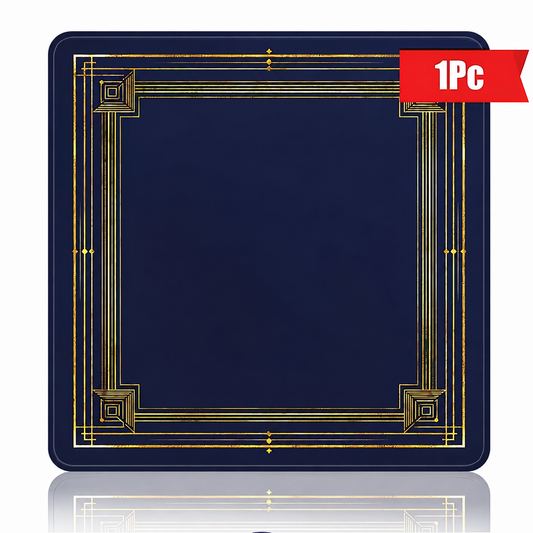 Art Deco Diatom Mud Desk Mat – Elegant Waterproof Decorative Mouse Pad, Vintage Luxury Style Table Mat
