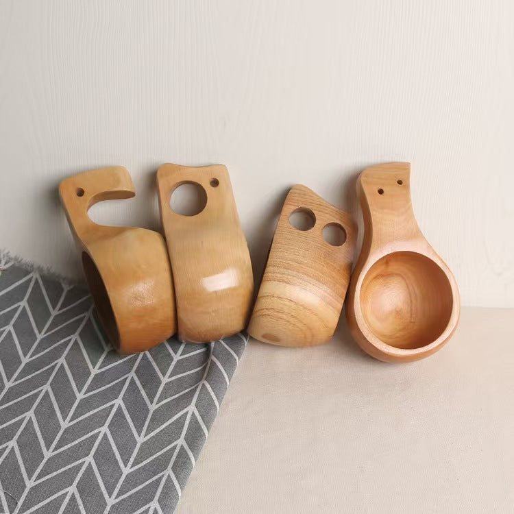 Wooden Finnish Kuksa Cup Bamboo Drinking Mug