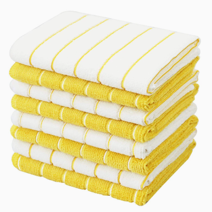 Striped Warp Knitted Kitchen Cleaning Cloth