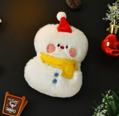 Cute Plush Christmas Fridge Magnet Santa Snowman Reindeer Tree Holiday Refrigerator Decoration