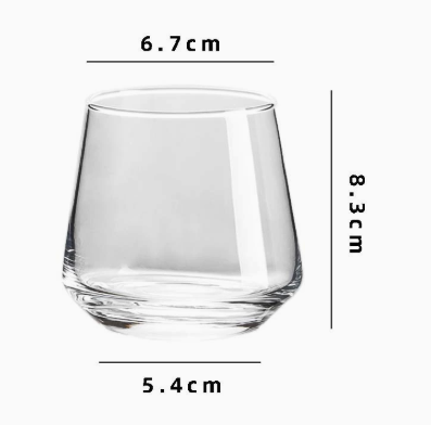 Glass Drinking Cup, Everyday Water Glass